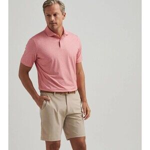 PETER MILLAR Crown Pink Espresso Martinis Performance Jersey Polo Shirt XL NWT